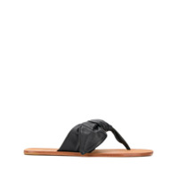 Ulla Johnson Sandália flat Dixie - Preto