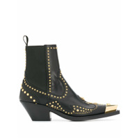 Versace Ankle boot com tachas - Preto