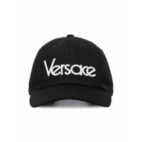 Versace Boné com logo - Preto