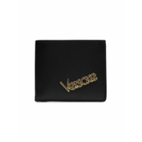 Versace Carteira com logo - Preto