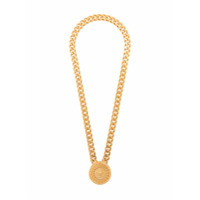 Versace Colar com medalhão Medusa - Dourado