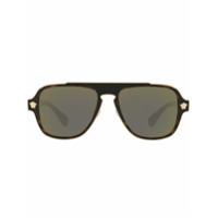 Versace Eyewear square sunglasses - Marrom