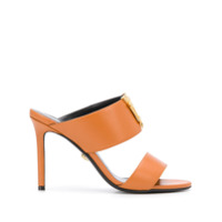 Versace Mule Virtus de couro - Neutro