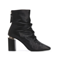 Vic Matie ruched ankle boots - Preto