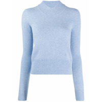 Victoria Beckham Blusa slim de tricô - Azul