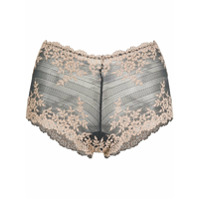 Wacoal Calcinha Embrace com renda - Cinza