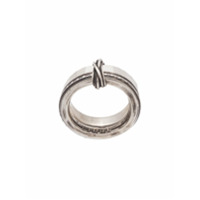 Werkstatt:München Anel com gravações - Metálico