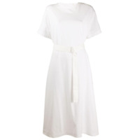 Y-3 Vestido com cinto - Branco