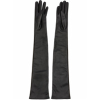 Yang Li long embellished gloves - Preto