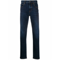Z Zegna Calça jeans slim cintura média - Azul