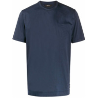 Z Zegna Camiseta decote careca - Azul