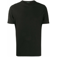 Zanone Camiseta com cor sólida - Preto