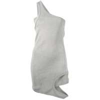 Zilver Vestido Reversed mini - Cinza