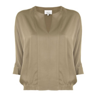 3.1 Phillip Lim Blusa de cetim - Marrom