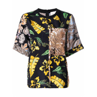 3.1 Phillip Lim Camiseta floral - Preto