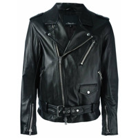 3.1 Phillip Lim MOTO JACKET W/ MULTI ZIP - BLACK