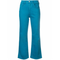 3x1 cropped straight-leg jeans - Azul