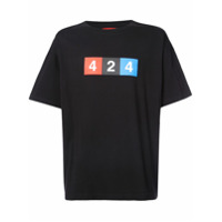 424 Camiseta '424' - Preto