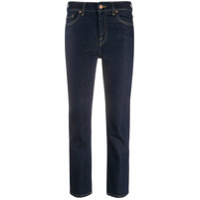 7 For All Mankind logo patch jeans - Azul