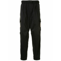 A BATHING APE® Calça com cinto - Preto