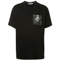 A BATHING APE® Camiseta com logo e bolso - Preto