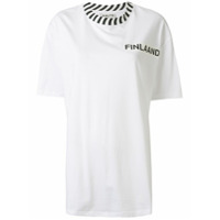 Aalto Camiseta oversized com slogan - Branco