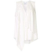 Acler Blusa Bearing com drapeado - Branco