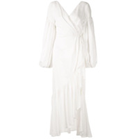 Acler Vestido Gallion drapreado - Branco