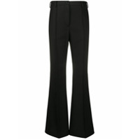 Acne Studios Calça flare cintura alta - Preto