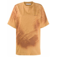 Acne Studios Camiseta com estampa - Laranja
