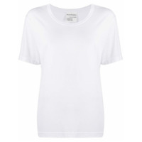 Acne Studios Camiseta com tag de logo - Branco