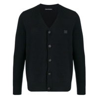 Acne Studios Cardigan gola V de lã - Preto