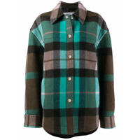 Acne Studios Jaqueta xadrez - Azul