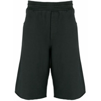 Acne Studios Short com logo - Preto