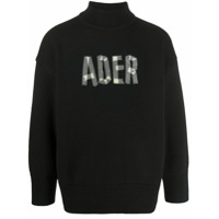 Ader Error logo knit jumper - Preto
