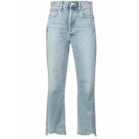 AGOLDE Calça jeans cropped Riley - Azul