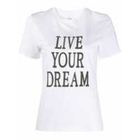 Alberta Ferretti Camiseta Love Me - Branco