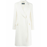 Alberta Ferretti tailored midi coat - Branco