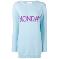 Alberta Ferretti Vestido suéter 'Monday' - Azul
