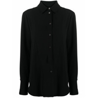 Alberto Biani Camisa de crepe - Preto