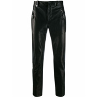 Alexander McQueen Calça biker - Preto