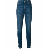 Alexander McQueen Calça jeans reta - Azul