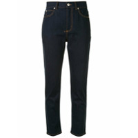 Alexander McQueen Calça jeans reta - Azul