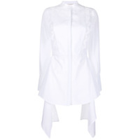Alexander McQueen Camisa drapeada - Branco