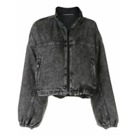 Alexander Wang Jaqueta bomber jeans - Preto