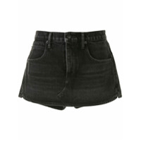 Alexander Wang Short jeans slim - Preto