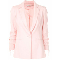 Alice+Olivia Blazer gola V profundo - Rosa