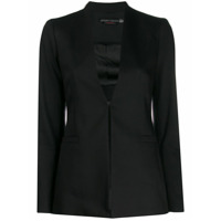 Alice+Olivia Blazer sem colarinho - Preto