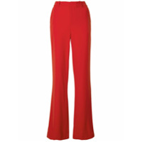 Alice+Olivia Calça flare - Vermelho