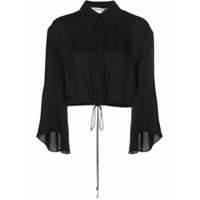 Alice+Olivia Camisa Larken preta - Preto